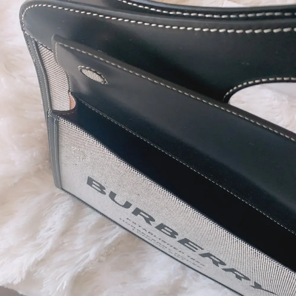 Burberry Medium Pocket Bag - Black/Tan - Picture 8 of 16